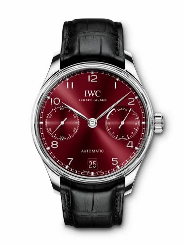 IWC Portugieser Automatic 5007 Stainless Steel / Burgundy IW5007-14 (IW500714)